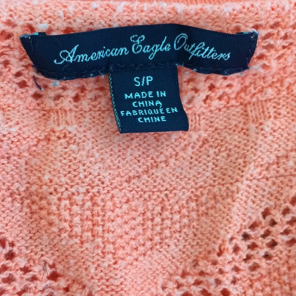 Coral Openwork Cardigan - Picture 3 of 4